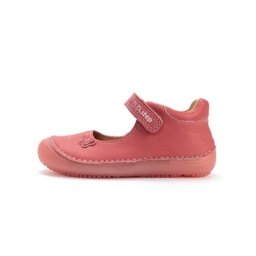 DD Step - Barefoot - nyitott - gyerekcipo - lany - rozsaszin - pillangos