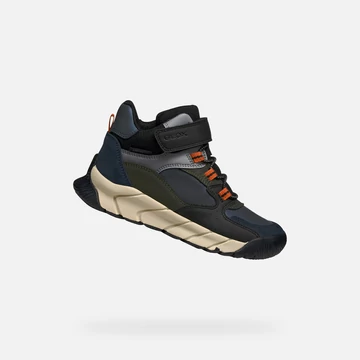 Geox Flexyper Pro ABX gyerekcipő fiúknak kék és khaki színben 32