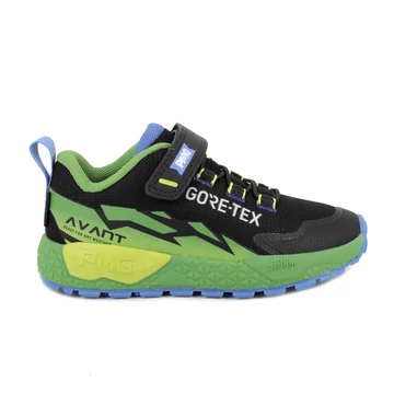 Primigi Gore-Tex átmeneti vízálló gyerekcipő fiúknak zöld és fekete színben 26