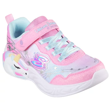 Skechers-Unicorn Dreams-vilagito-gyerekcipo-lany-rozsaszin-unikornis