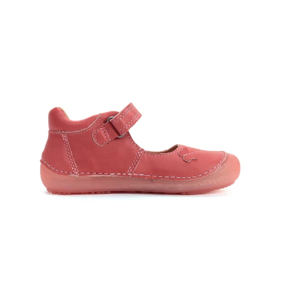 DD Step - Barefoot - nyitott - gyerekcipo - lany - rozsaszin - pillangos