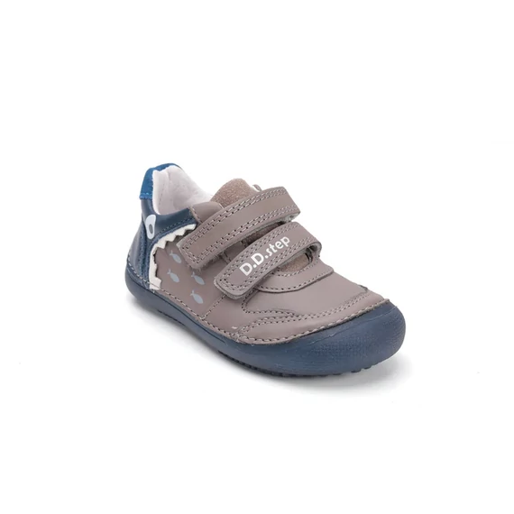 DDStep - Barefoot - capa - fiu - gyerekcipo - sotetkek - szurke