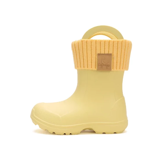 DD Step - gyerek gumicsizma - esocsizma - unisex - kiveheto beles - sarga - lany - fiu