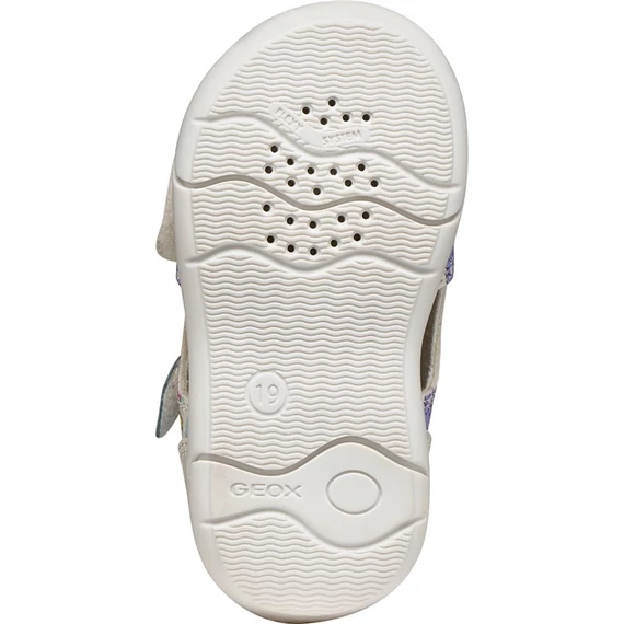 Geox Zapito - gyerekszandal - kislany - feher - kek - maci - elso lepes