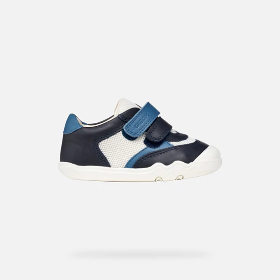 Geox - Steppieup - Barefoot - atmeneti - gyerekcipo - fiu - kek - feher
