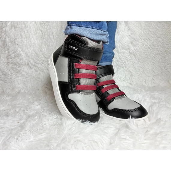Geox Eclyper - sneaker - gyerekcipo - fiu - szurke - bordo