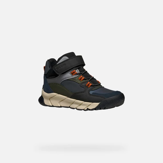 Geox Flexyper Pro ABX - gyerekcipo - gyerekcsizma - fiu - fekete - kek - khaki