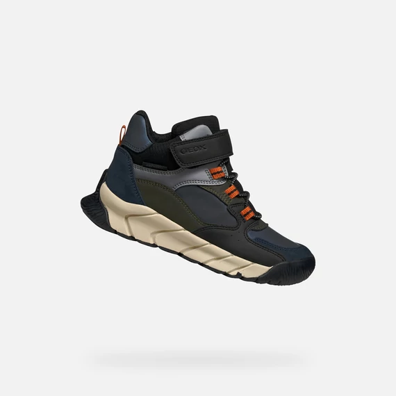 Geox Flexyper Pro ABX - gyerekcipo - gyerekcsizma - fiu - fekete - kek - khaki