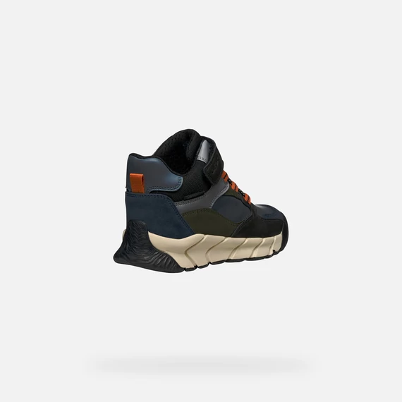 Geox Flexyper Pro ABX - gyerekcipo - gyerekcsizma - fiu - fekete - kek - khaki