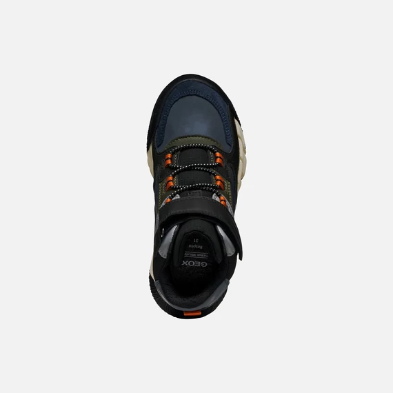 Geox Flexyper Pro ABX - gyerekcipo - gyerekcsizma - fiu - fekete - kek - khaki