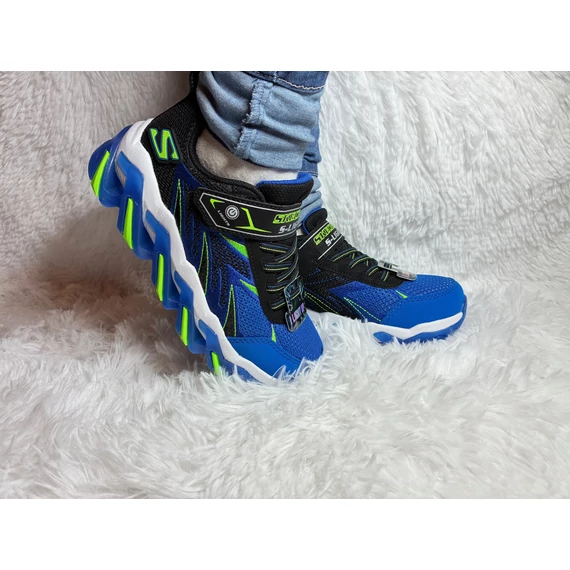 Skechers - Mega-Surge 2.0 - vilagito - gyerekcipo - fiu - kek