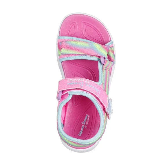 Skechers Unicorn Dreams - vilagito - gyerekszandal - lany - rozsaszin - Dreamy Unicorns