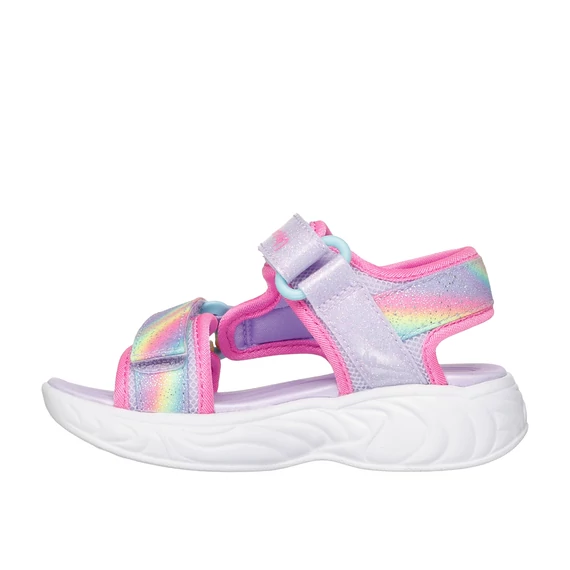 Skechers Unicorn Dreams - vilagito - gyerekszandal - lany - levendula - Dreamy Unicorns