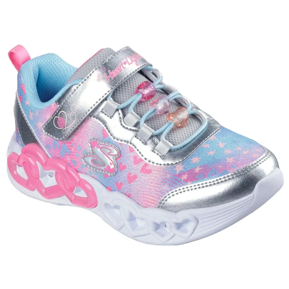 Skechers Infinite Heart Lights - Heart Jewels - szines - atmeneti - vilagitos - gyerekcipo - lany