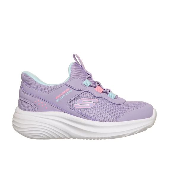 Skechers - Slip-ins - Bounder Pro - Step One - gyerekcipo - sportcipo - kislany - levendula