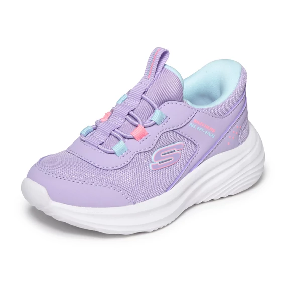 Skechers - Slip-ins - Bounder Pro - Step One - gyerekcipo - sportcipo - kislany - levendula