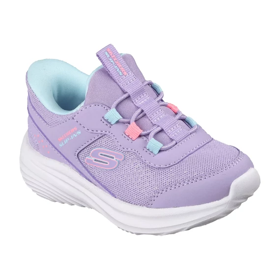 Skechers - Slip-ins - Bounder Pro - Step One - gyerekcipo - sportcipo - kislany - levendula