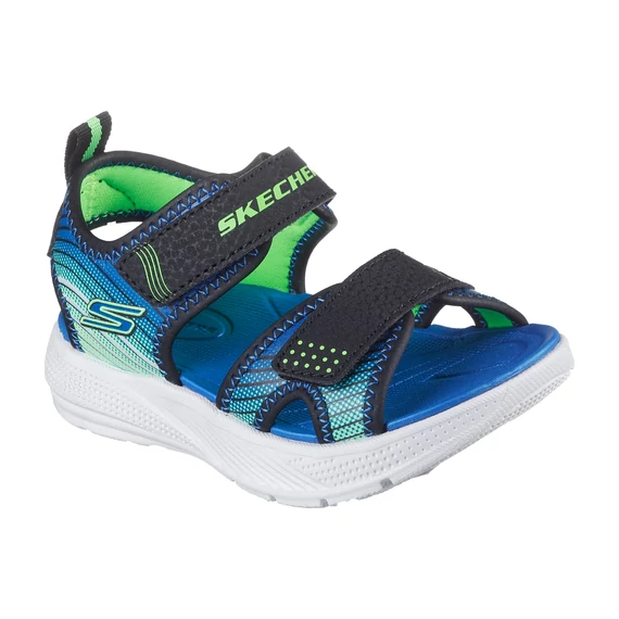 Skechers Microspec-Splash - gyerekszandal - fiu - kek - fekete