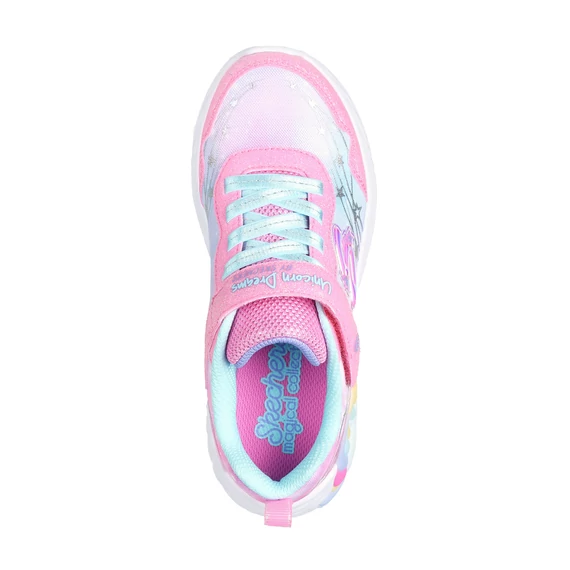 Skechers-Unicorn Dreams-vilagito-gyerekcipo-lany-rozsaszin-unikornis