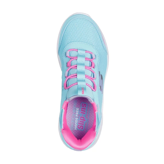 Skechers-Bounder - Simple Cute-Slip-Ins-gyerekcipo-lany-turkiz-adaptív-Air Cooled Memory FoamSkechers-Bounder - Simple Cute-Slip-Ins-gyerekcipo-lany-turkiz-adaptív-Air Cooled Memory Foam