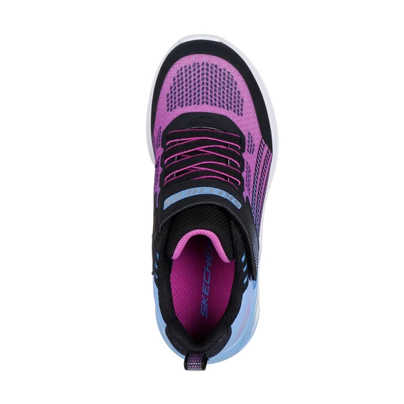 Skechers-Microspec Max Advance-gyerekcipo-lany-fekete-kek-pink 