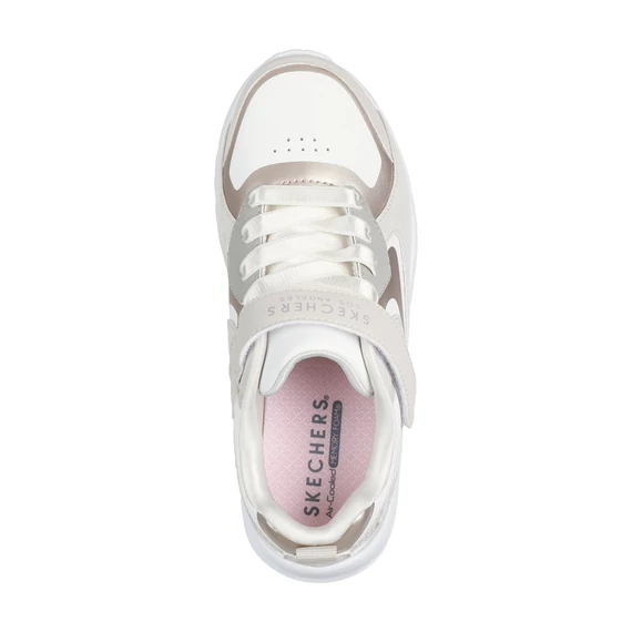 Skechers Sneaker- Uno Lite - Metallic Burst - gyerekcipo - lany - natur