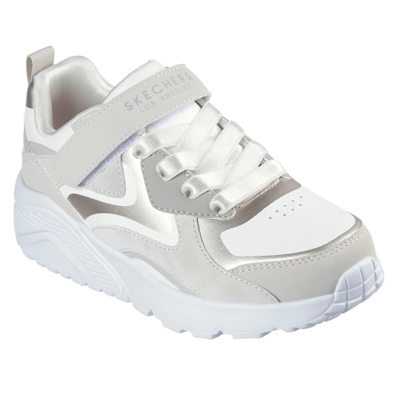 Skechers Sneaker- Uno Lite - Metallic Burst - gyerekcipo - lany - natur