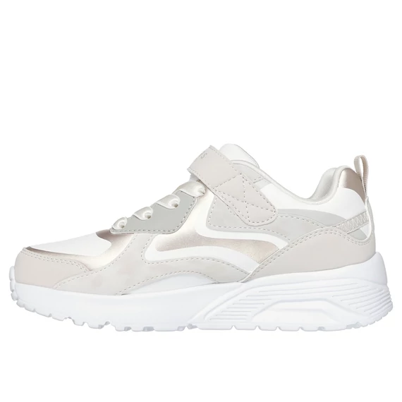 Skechers Sneaker- Uno Lite - Metallic Burst - gyerekcipo - lany - natur