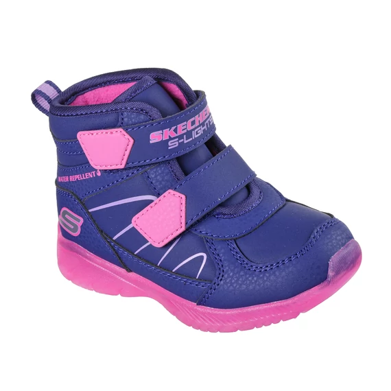 Skechers Illumi-Brights - vilagito - gyerekcipo - lany - kek - pink