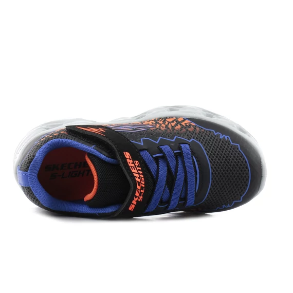 Skechers Sneaker- Vortex 2.0 - Zorento - vilagito - gyerekcipo - fiu - fekete - kek, narancssarga