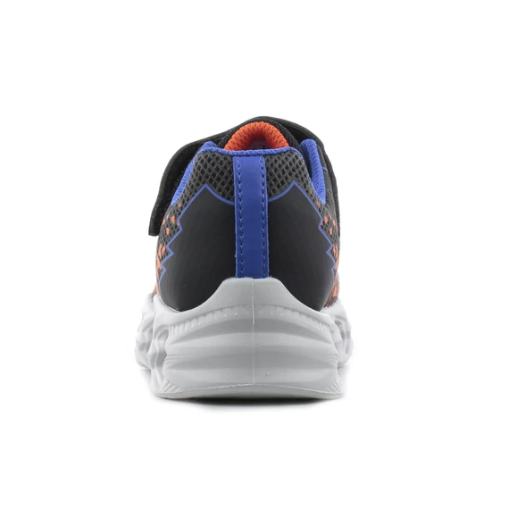 Skechers Sneaker- Vortex 2.0 - Zorento - vilagito - gyerekcipo - fiu - fekete - kek, narancssarga