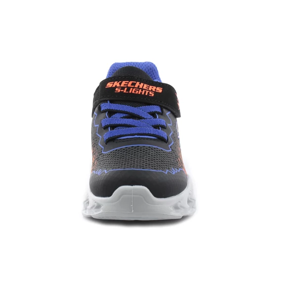 Skechers Sneaker- Vortex 2.0 - Zorento - vilagito - gyerekcipo - fiu - fekete - kek, narancssarga