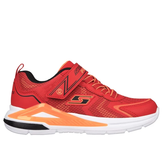 Skechers- S Lights - Tri-Namics - vilagito - gyerekcipo -  fiu - piros - narancs