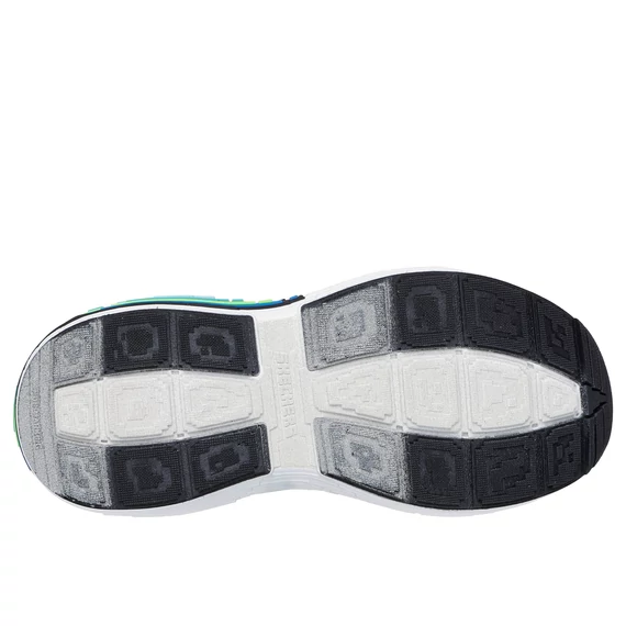 Skechers Mega-Craft 4K - gyerekcipo - fiu - kek - lime - pixeles