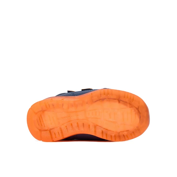 Skechers Illumi-Brights - vilagito - LED - gyerekcipo - gyerekbakancs - sotetkek - narancs - fiu - belelt