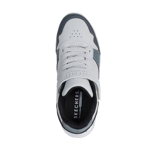 Skechers UNO Lite 2.0 - Pillar Duo - gyerekcipo - fiu - szurke