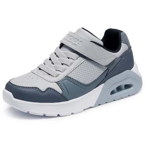 Skechers UNO Lite 2.0 - Pillar Duo - gyerekcipo - fiu - szurke
