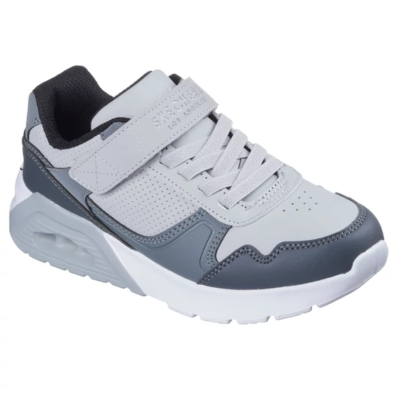 Skechers UNO Lite 2.0 - Pillar Duo - gyerekcipo - fiu - szurke
