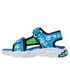 Skechers Mega-Splash 4K - gyerekszandal - fiu - pixel - fekete - kek - lime