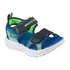 Skechers Microspec-Splash - gyerekszandal - fiu - kek - fekete