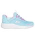 Skechers-Bounder - Simple Cute-Slip-Ins-gyerekcipo-lany-turkiz-adaptív-Air Cooled Memory Foam