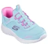 Skechers-Bounder - Simple Cute-Slip-Ins-gyerekcipo-lany-turkiz-adaptív-Air Cooled Memory Foam