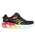 Skechers - S-Lights: Thermo Flash 2.0 - vilagito - gyerekcipo - fiu - fekete - piros