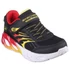 Skechers - S-Lights: Thermo Flash 2.0 - vilagito - gyerekcipo - fiu - fekete - piros