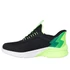Skechers-SLIP-INS-MICROSPEC MAX-BRISK-STRIPE-gyerekcipo-fiu-fekete-lime